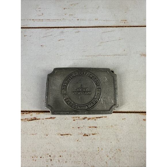 A Joint Venture Vintage Belt Buckle | Metal | Occupational / Commemorative - Picture 1 of 2